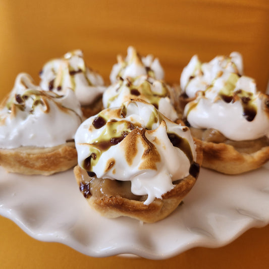 Spiced Butterscotch Meringue Pies