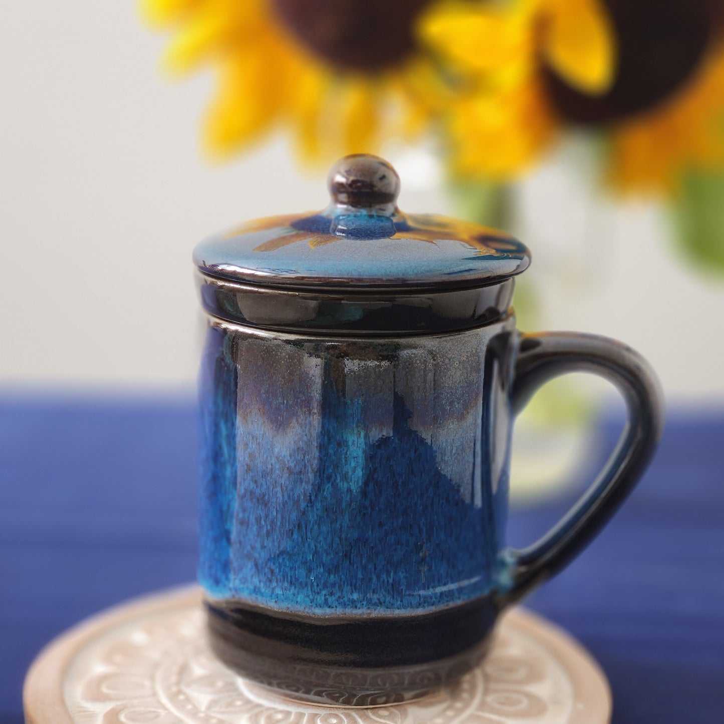 Lak Lake Ceramic Tea Infuser Mug