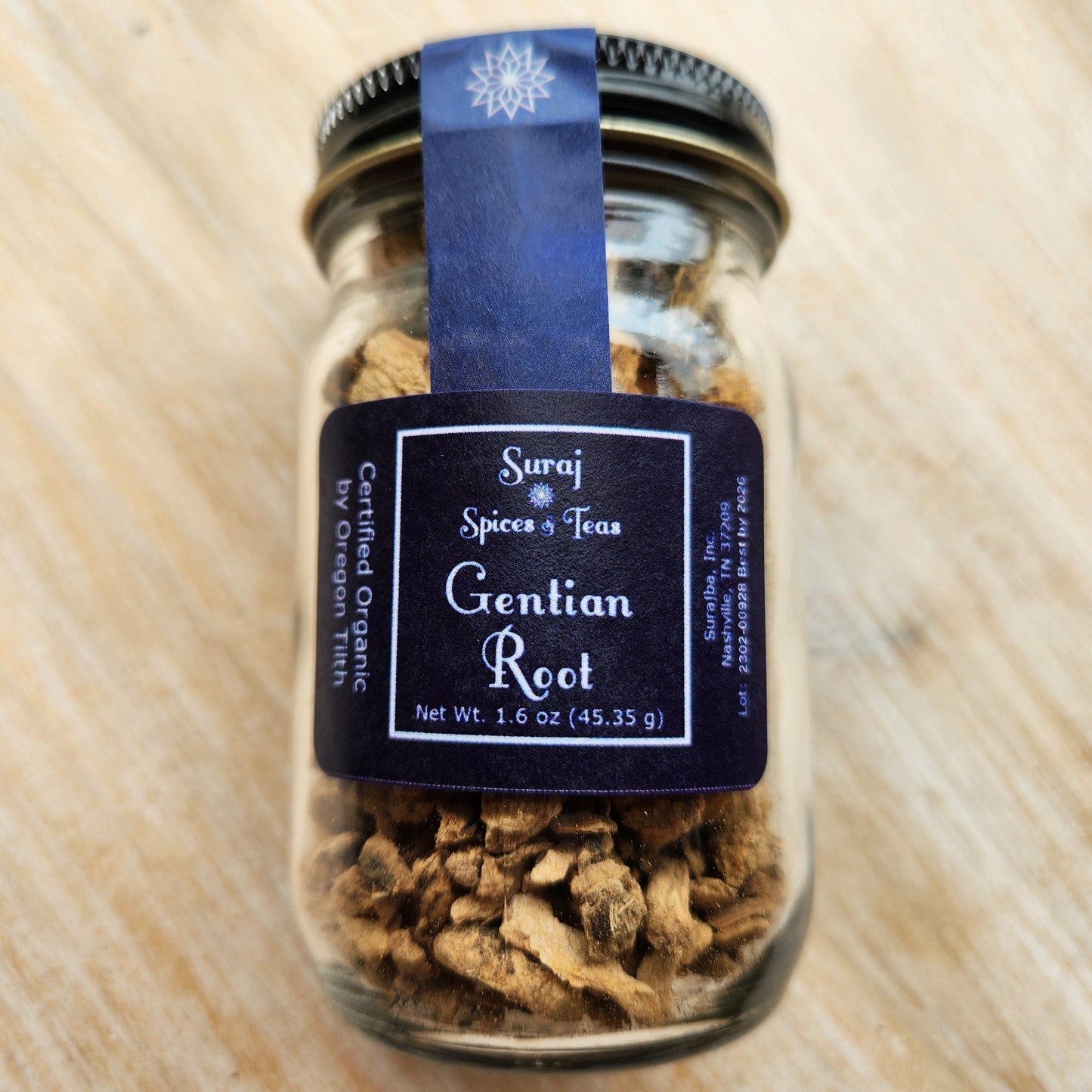 Gentian Root, Organic