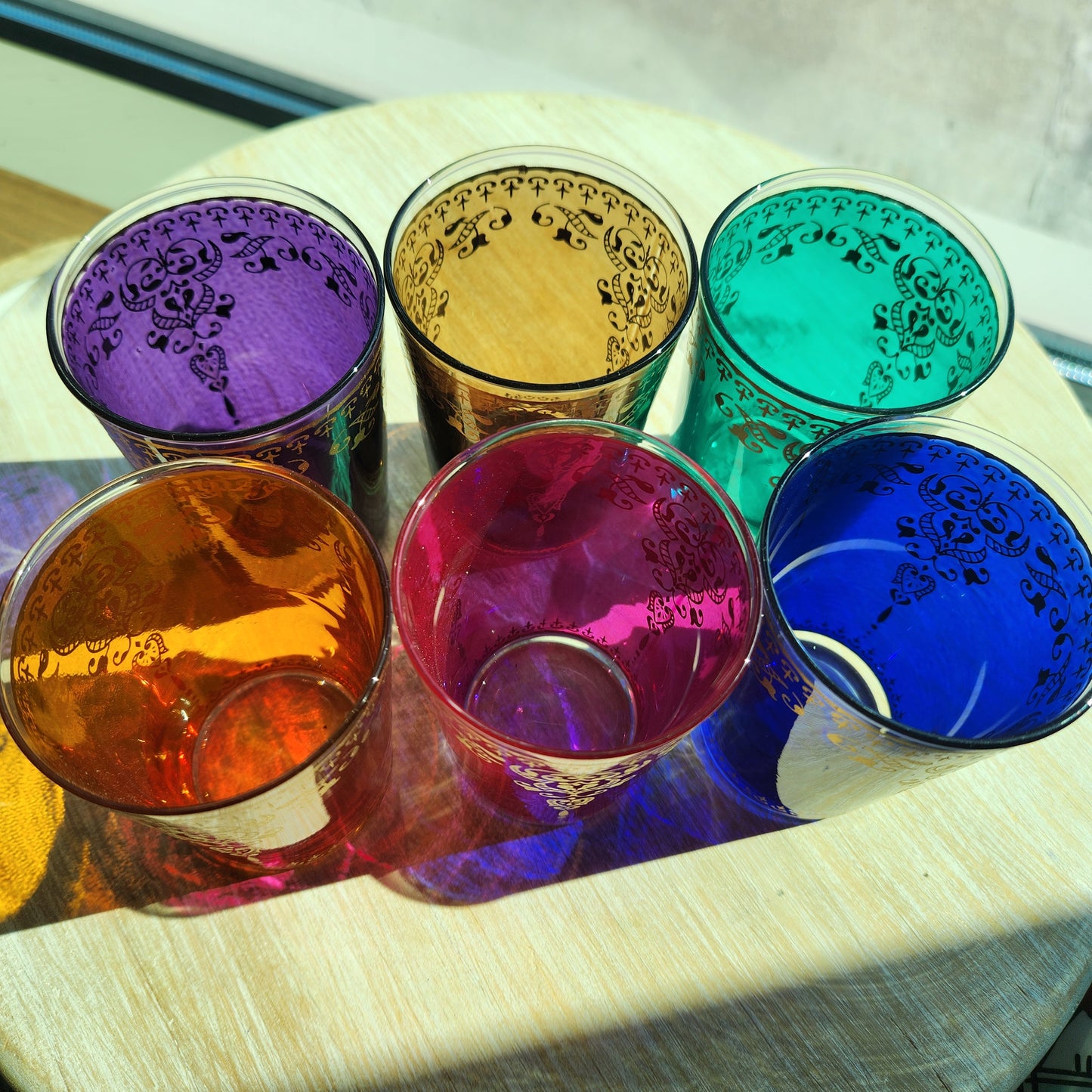 Morjana Morrocan Glass, Set of 6