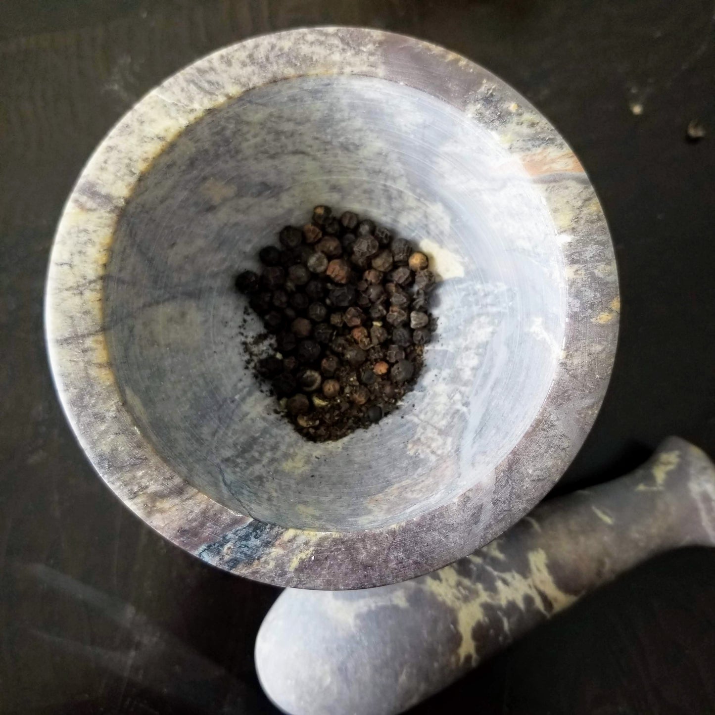 Etched Gorara Mortar & Pestle