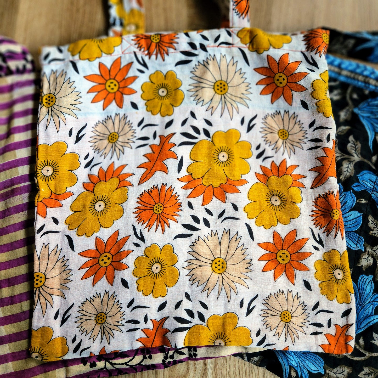 Recycled Sari Tote Bags