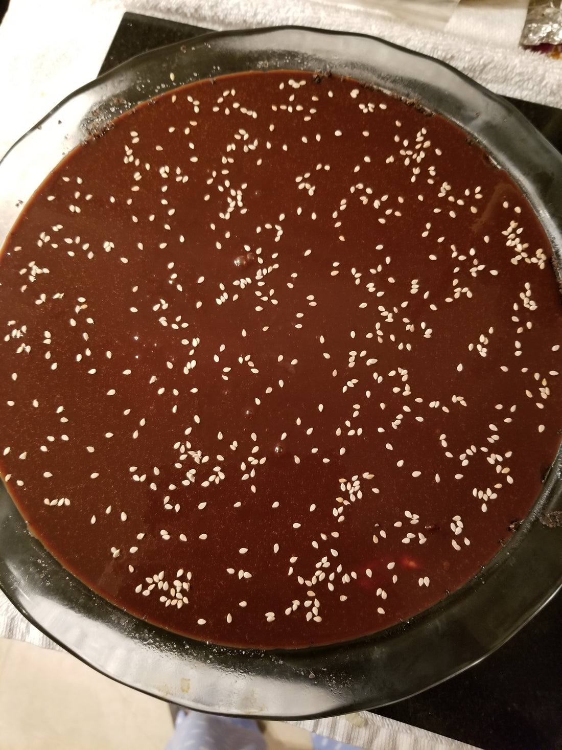 Chocolate Tahini Pie