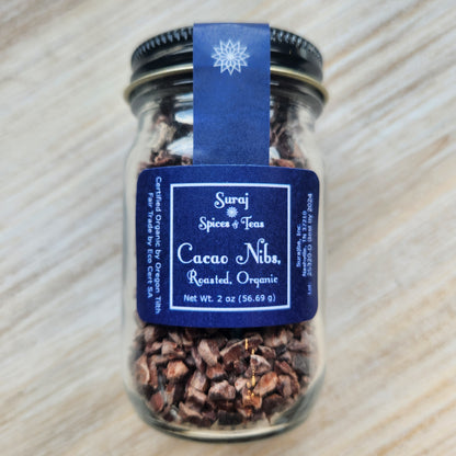 Cacao Nibs, Roasted, Organic, Fair Trade