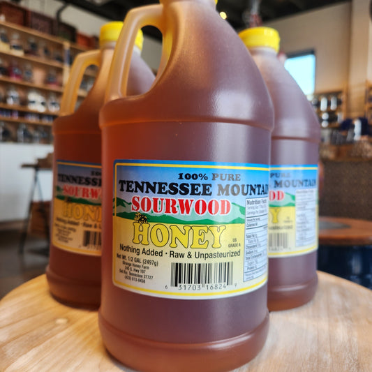 Sourwood Honey, 1/2 Gallon