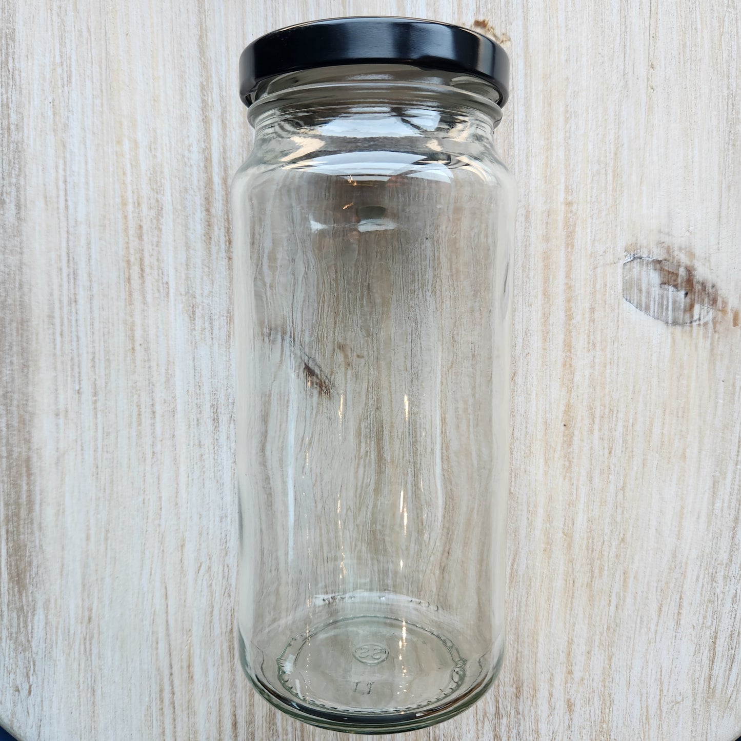 Glass Jars, Straight Side, Metal Lid