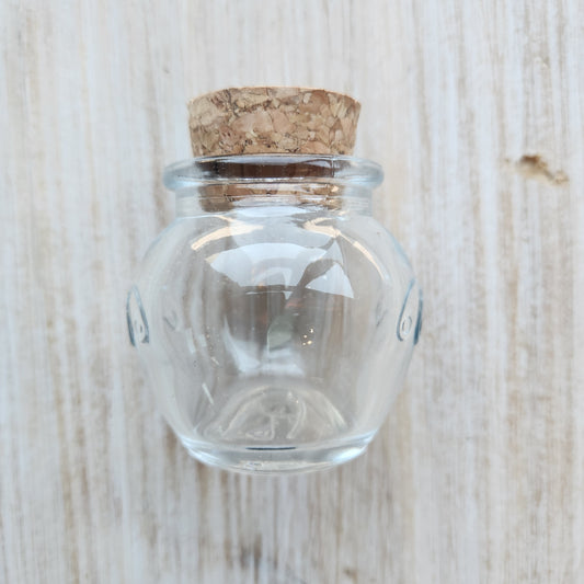 Small Cork Jar, Honey Pot