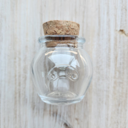 Small Cork Jar, Honey Pot