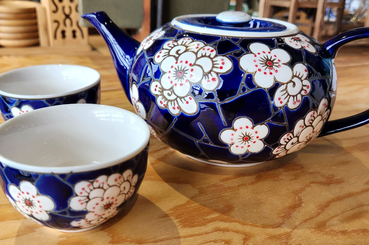 Ume Plum Blossoms Tea Set