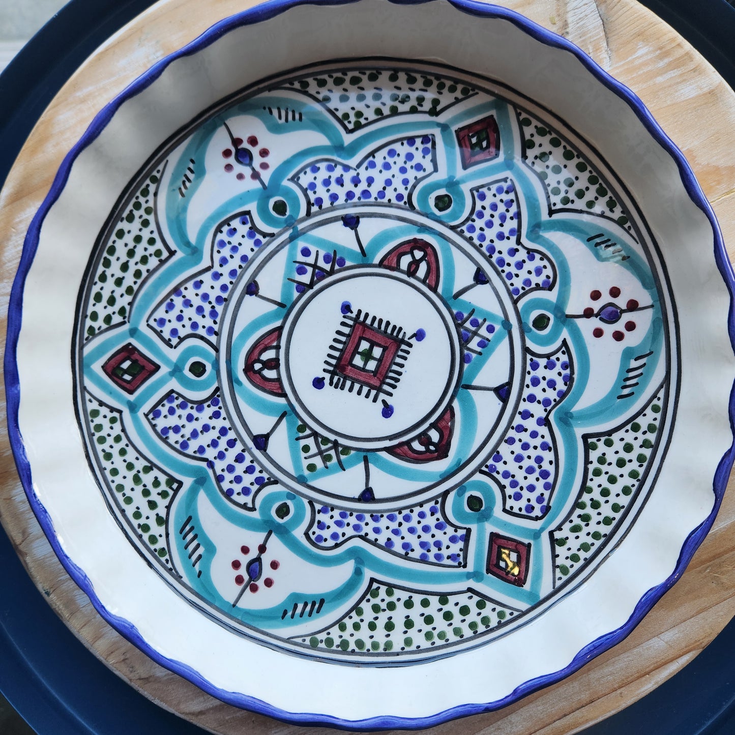 Marrakesh Ceramic Pie Dish