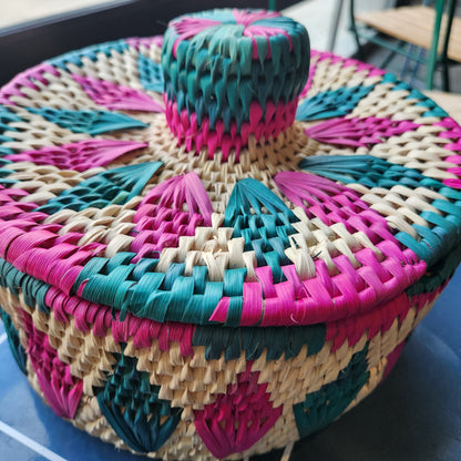 Festival Lidded Basket