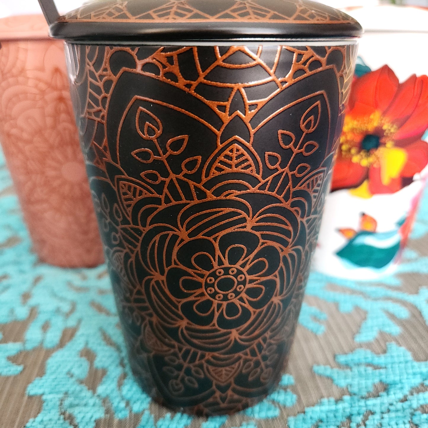 Ceramic Infuser Mug, 400 ml