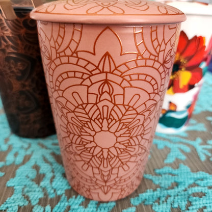 Ceramic Infuser Mug, 400 ml