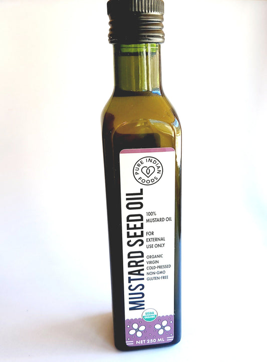 Mustard Oil, Cold Pressed, Organic