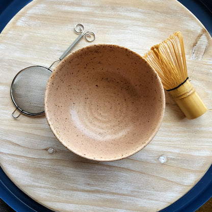 Makiko Ceramic Matcha Bowl, Assorted Colors