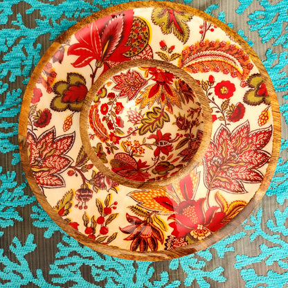 Jaipur Serving Tray & Bowl