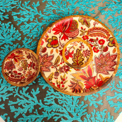 Jaipur Serving Tray & Bowl