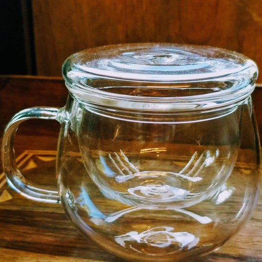 Glass Tea Cup with Filter