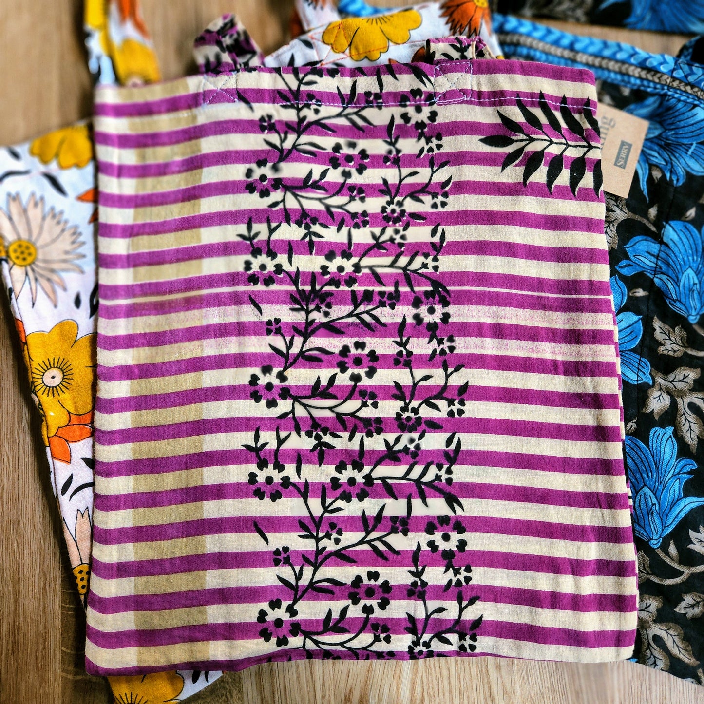 Recycled Sari Tote Bags