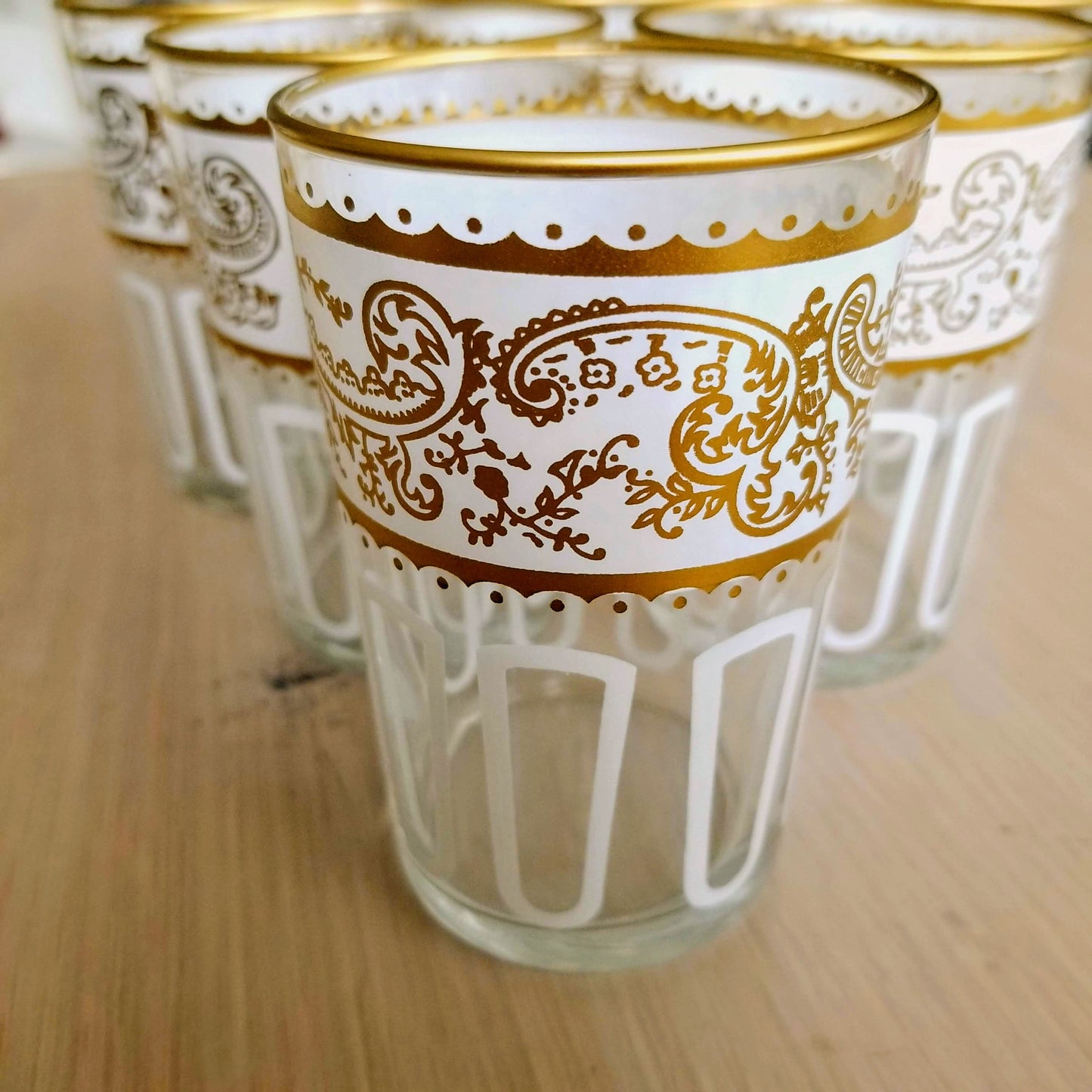 Essaouira Moroccan Water/Tea Glasses, Set of 6
