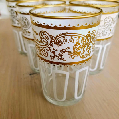 Essaouira Moroccan Water/Tea Glasses, Set of 6