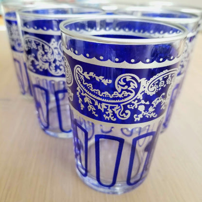 Essaouira Moroccan Water/Tea Glasses, Set of 6